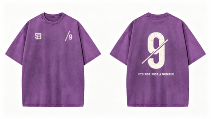 Not Just a Number #9 — Washed Oversized Tee