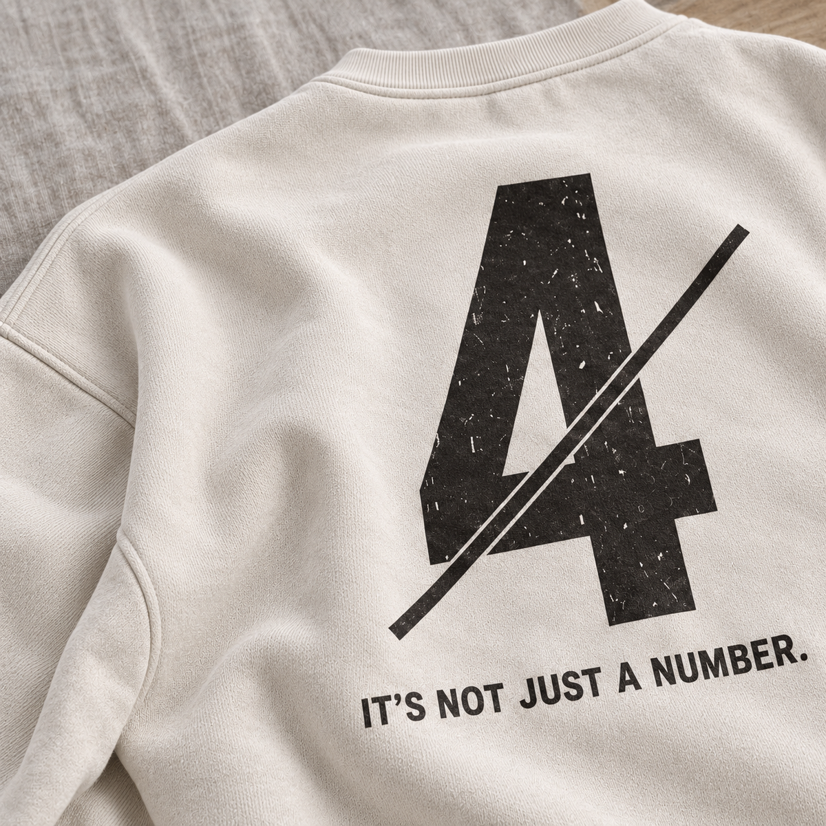 THE BACK LINE — Washed Oversized Crewneck