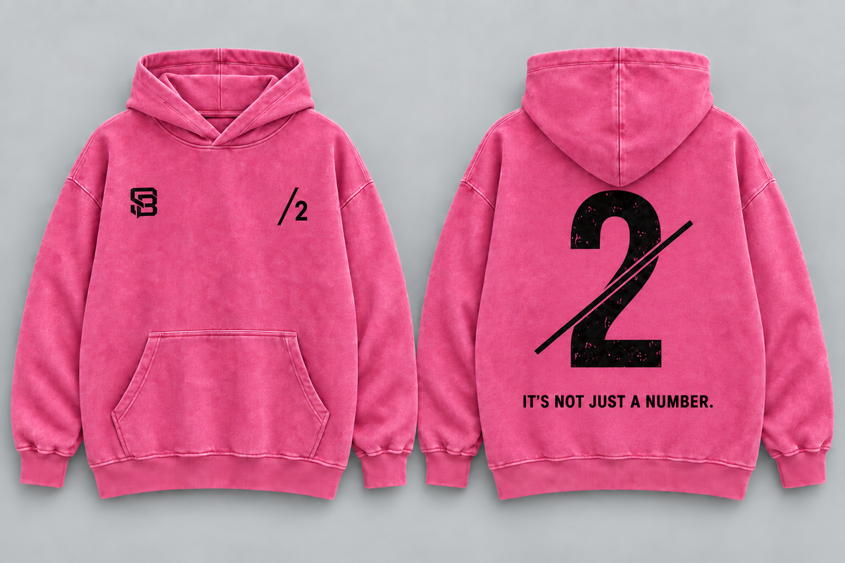 HOLD THE LINE — Washed Oversized Hoodie