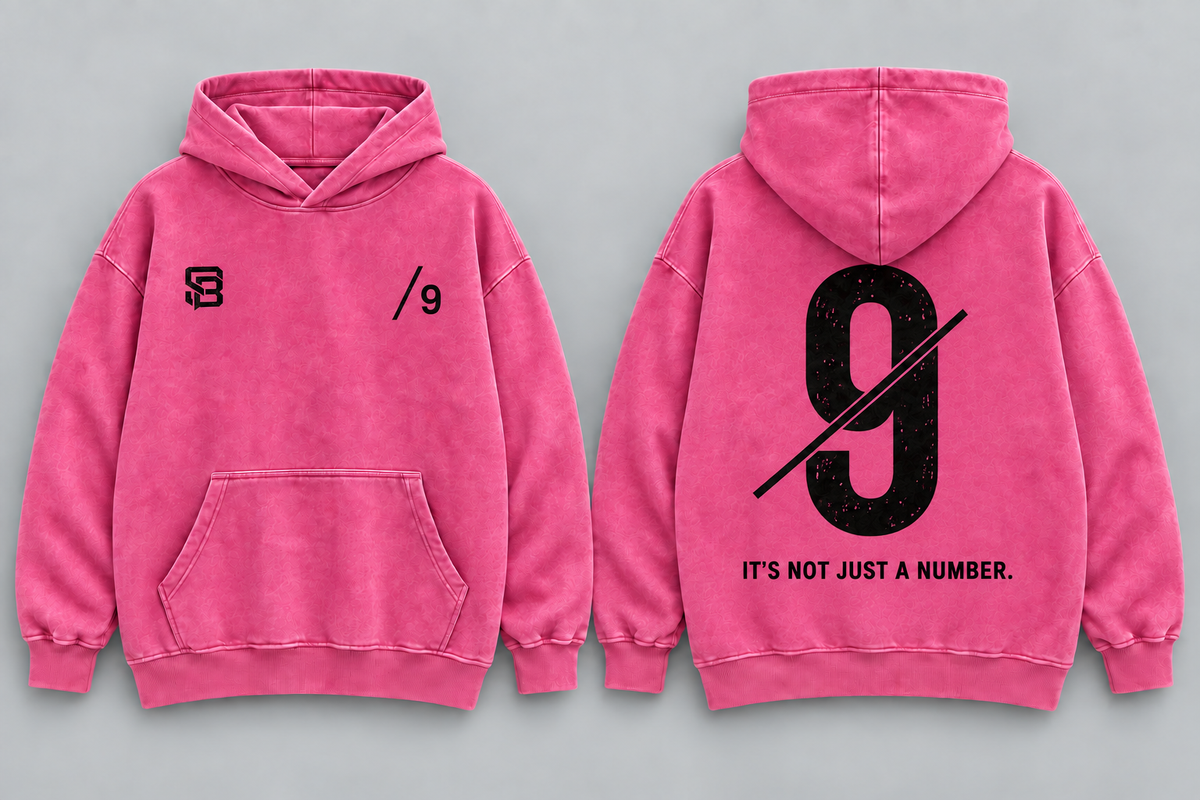 THE FINISHER — Washed Oversized Hoodie