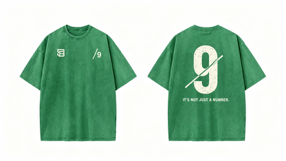 Not Just a Number #9 — Washed Oversized Tee