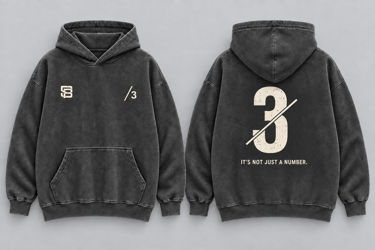 LAST LINE — Washed Oversized Hoodie