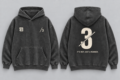 LAST LINE — Washed Oversized Hoodie