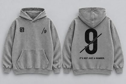 THE FINISHER — Washed Oversized Hoodie