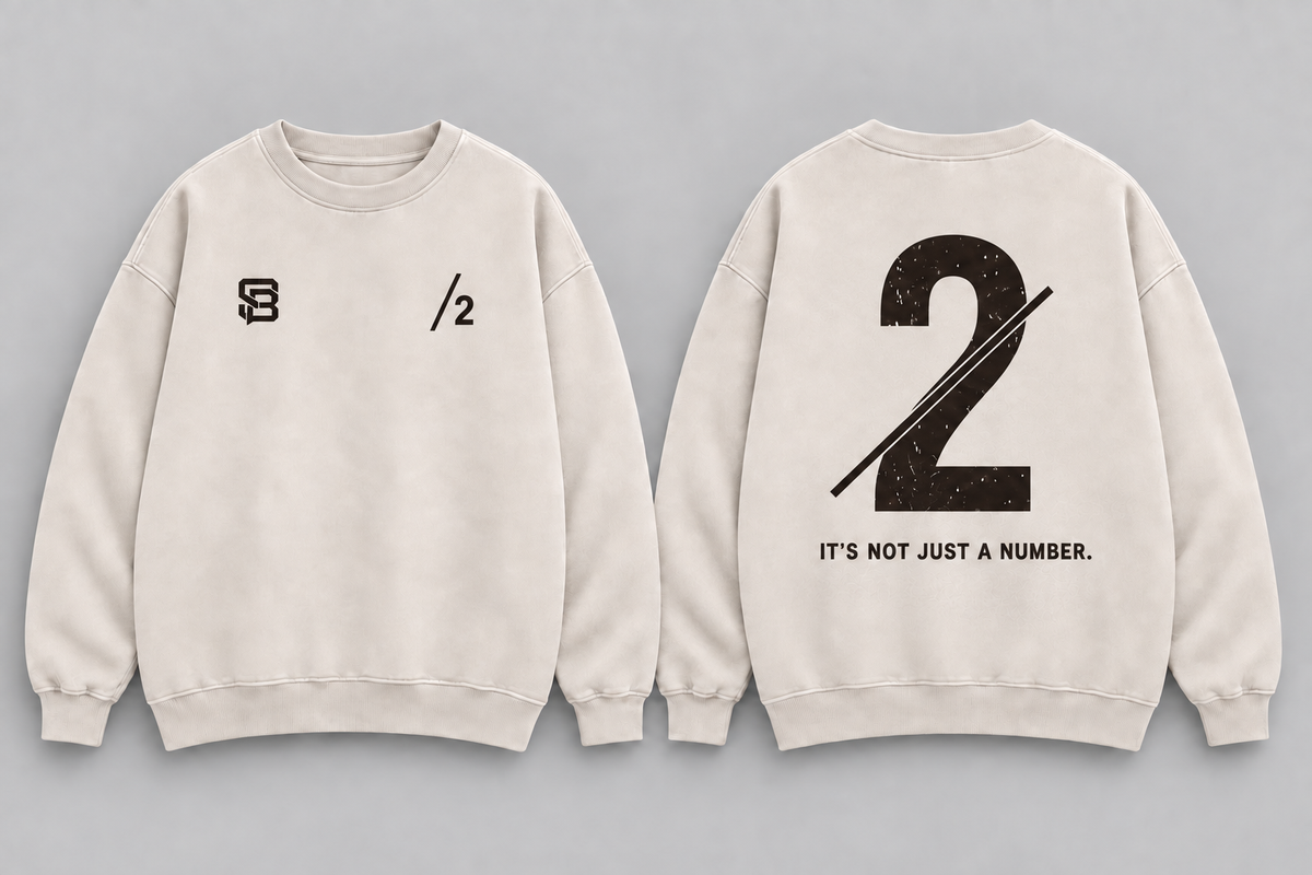 RIGHT HAND — Washed Oversized Crewneck