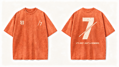 Not Just a Number #7 — Washed Oversized Tee