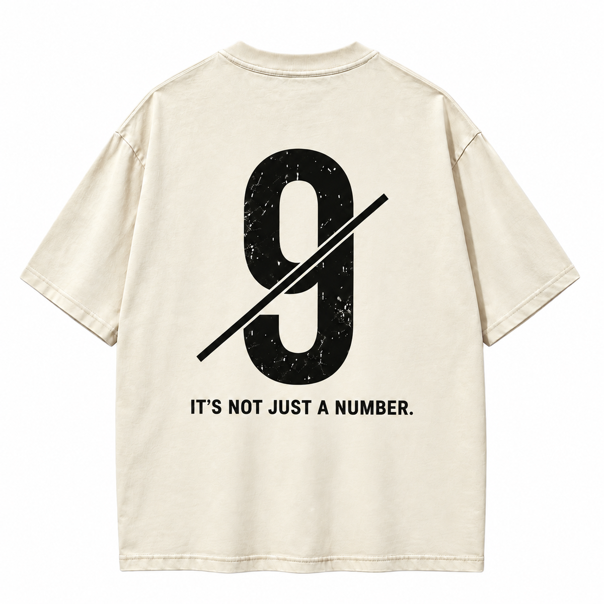 Not Just a Number #9 — Washed Oversized Tee