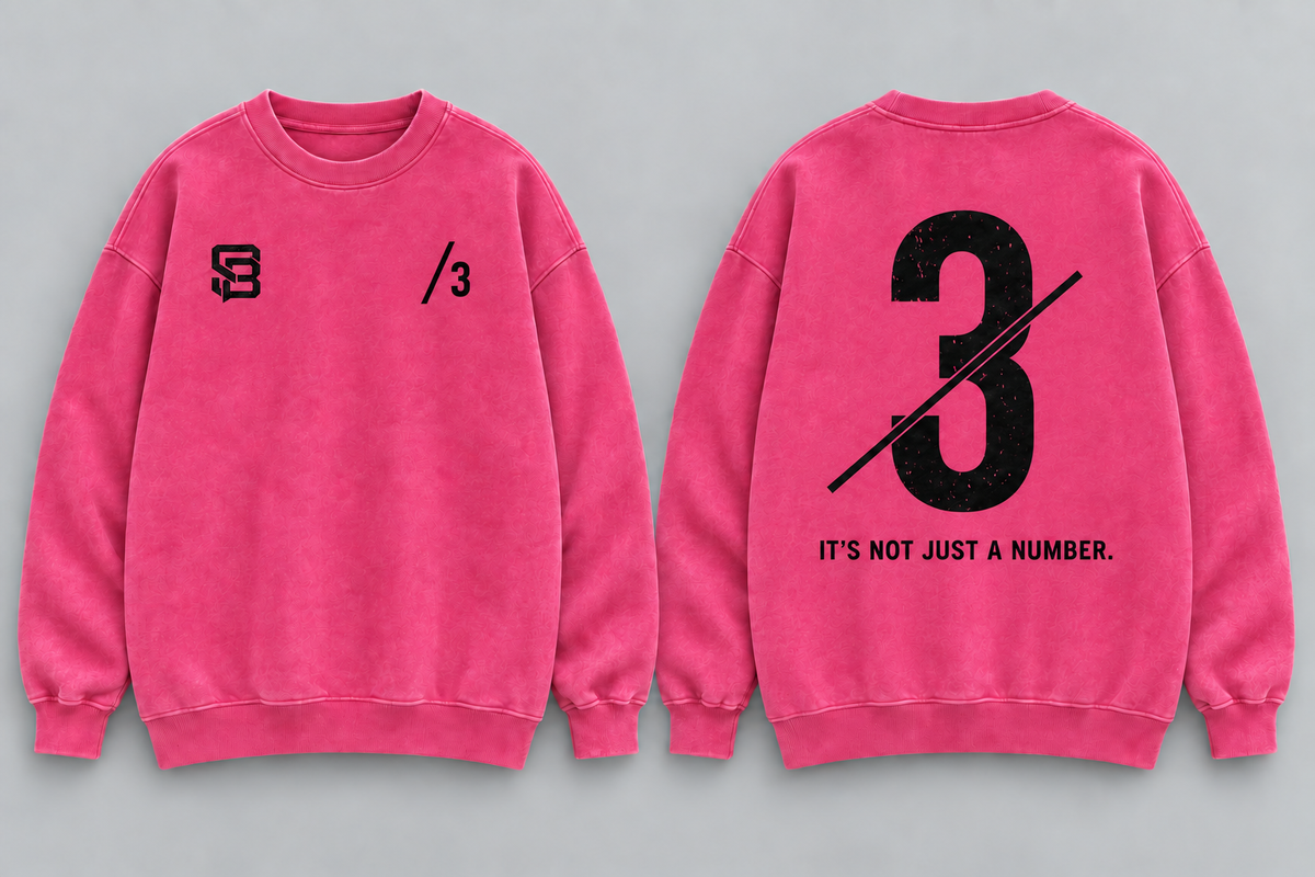 LEFT TO LEAD — Washed Oversized Crewneck