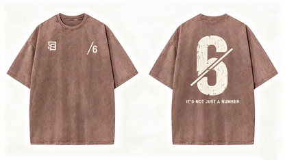 Not Just a Number #6 — Washed Oversized Tee