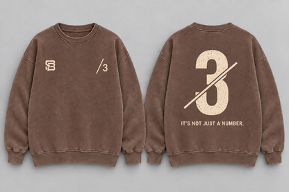 LEFT TO LEAD — Washed Oversized Crewneck