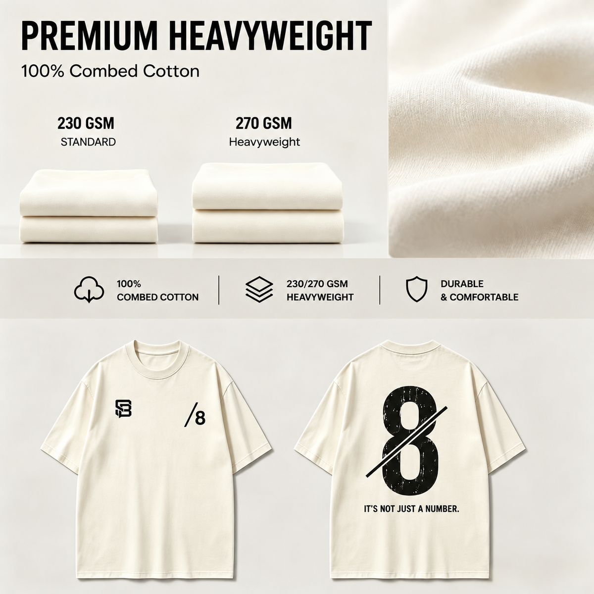 Not Just a Number #8 — Washed Oversized Tee