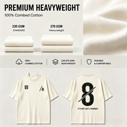 Not Just a Number #8 — Washed Oversized Tee