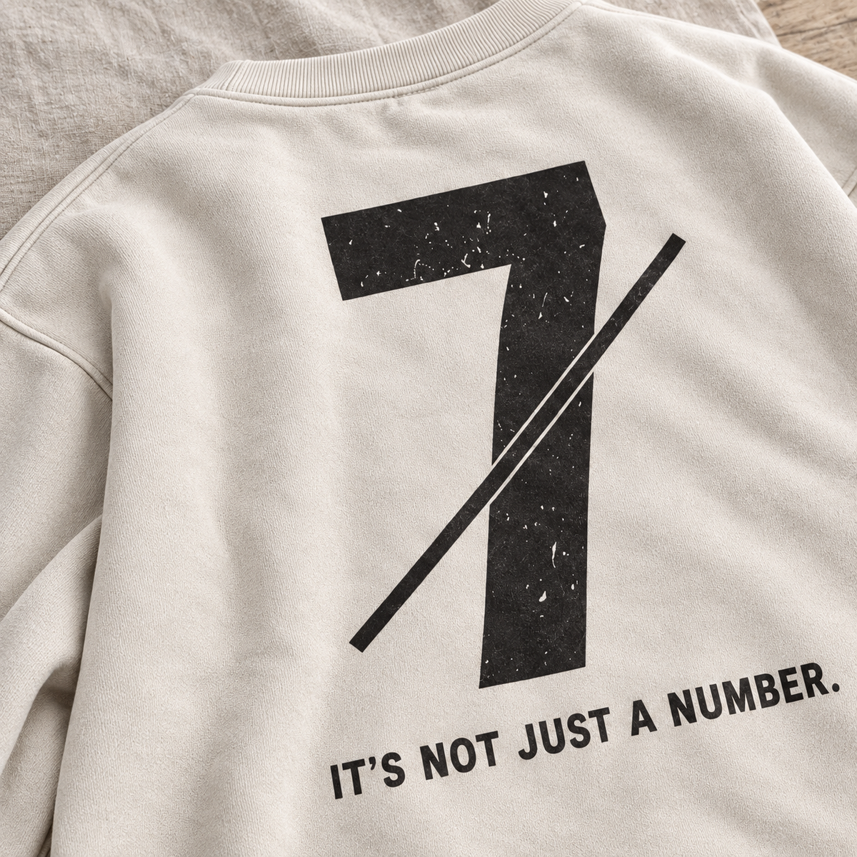 BREAK THE LINE — Washed Oversized Crewneck