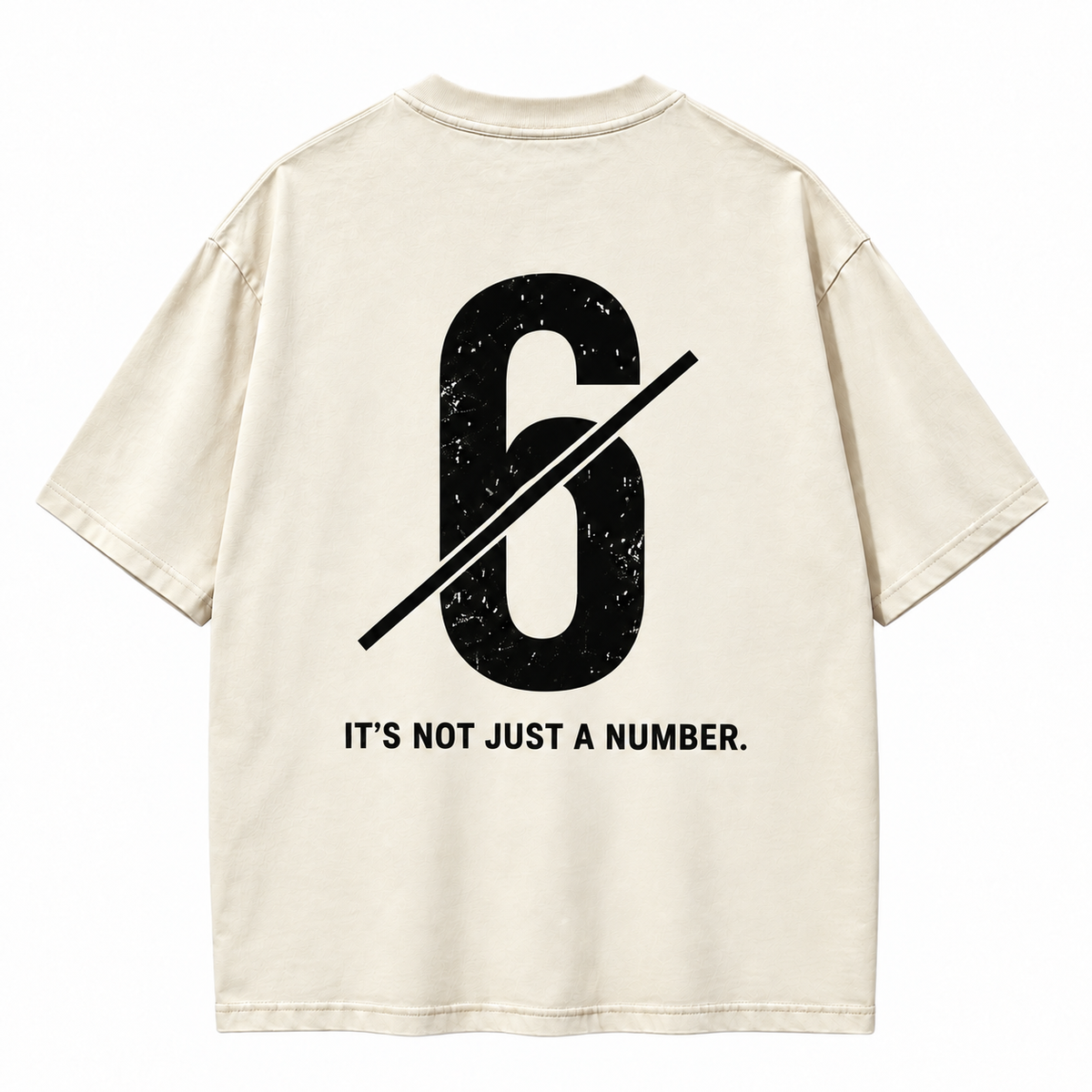 Not Just a Number #6 — Washed Oversized Tee