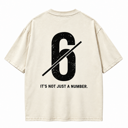 Not Just a Number #6 — Washed Oversized Tee