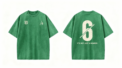 Not Just a Number #6 — Washed Oversized Tee