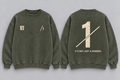 FIRST CHOICE — Washed Oversized Crewneck