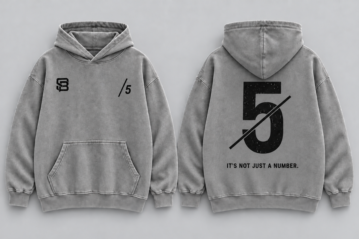 THE ANCHOR — Washed Oversized Hoodie