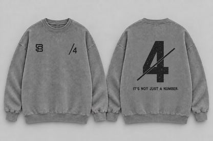 THE BACK LINE — Washed Oversized Crewneck