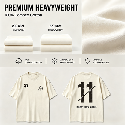 Not Just a Number #11 — Washed Oversized Tee