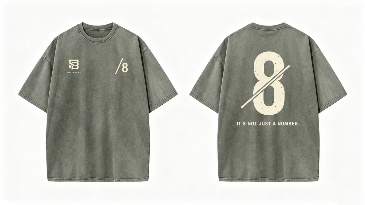 Not Just a Number #8 — Washed Oversized Tee