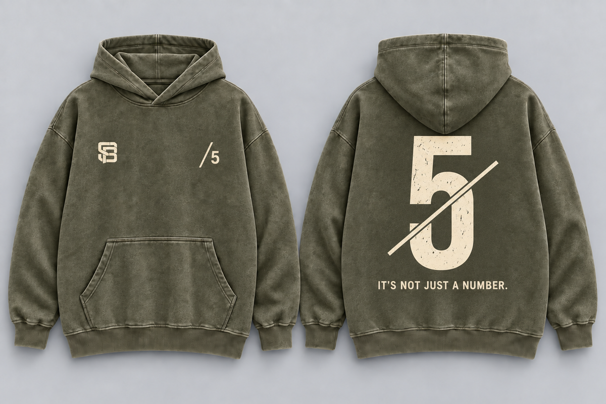 THE ANCHOR — Washed Oversized Hoodie