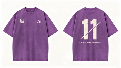 Not Just a Number #11 — Washed Oversized Tee