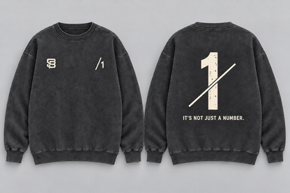 FIRST CHOICE — Washed Oversized Crewneck