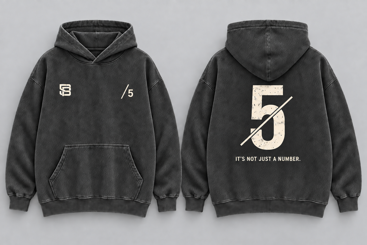 THE ANCHOR — Washed Oversized Hoodie