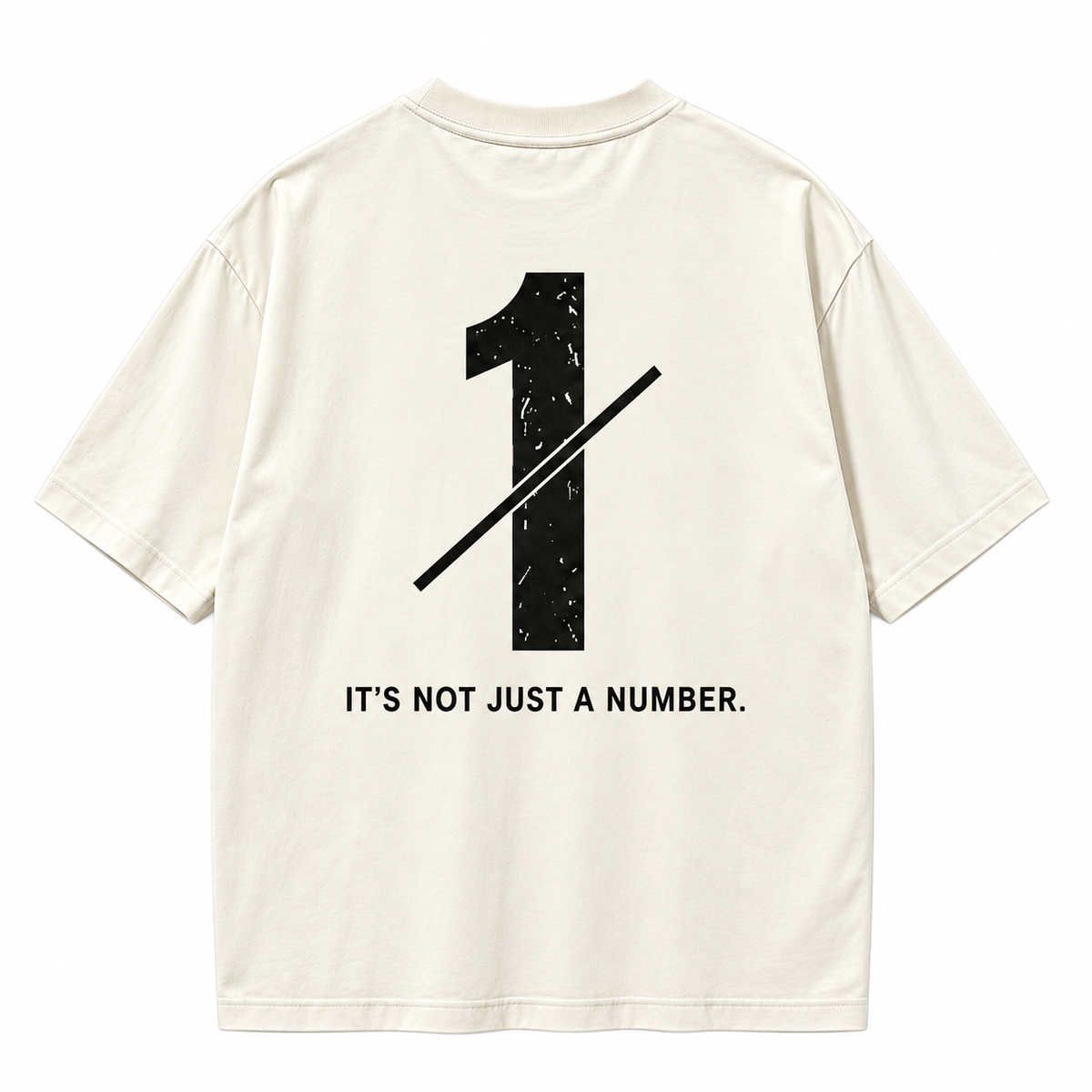 Not Just a Number #1 — Washed Oversized Tee