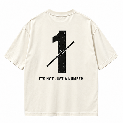 Not Just a Number #1 — Washed Oversized Tee