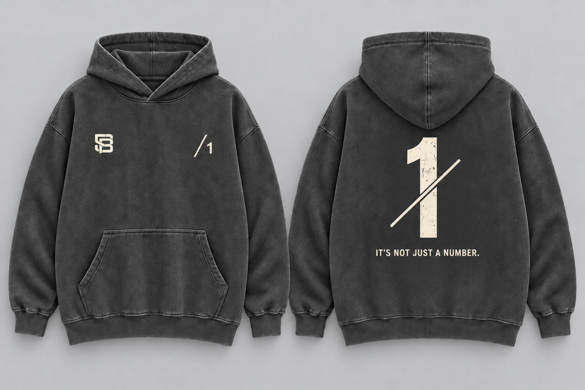 FIRST CHOICE — Washed Oversized Hoodie