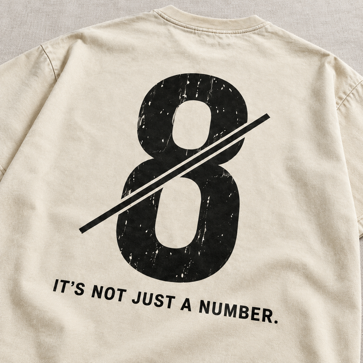 Not Just a Number #8 — Washed Oversized Tee