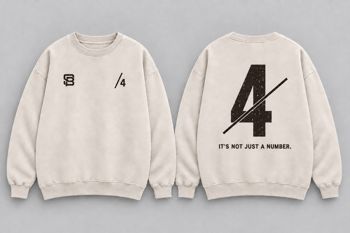THE BACK LINE — Washed Oversized Crewneck