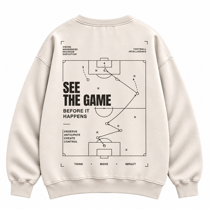 SEE THE GAME — Washed Oversized Crewneck