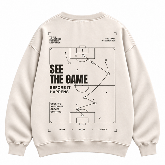 SEE THE GAME — Washed Oversized Crewneck
