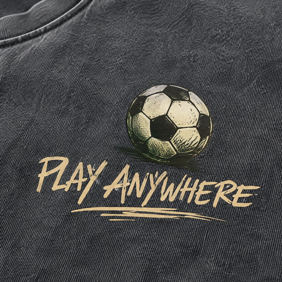 Play Anywhere — Washed Oversized Tee