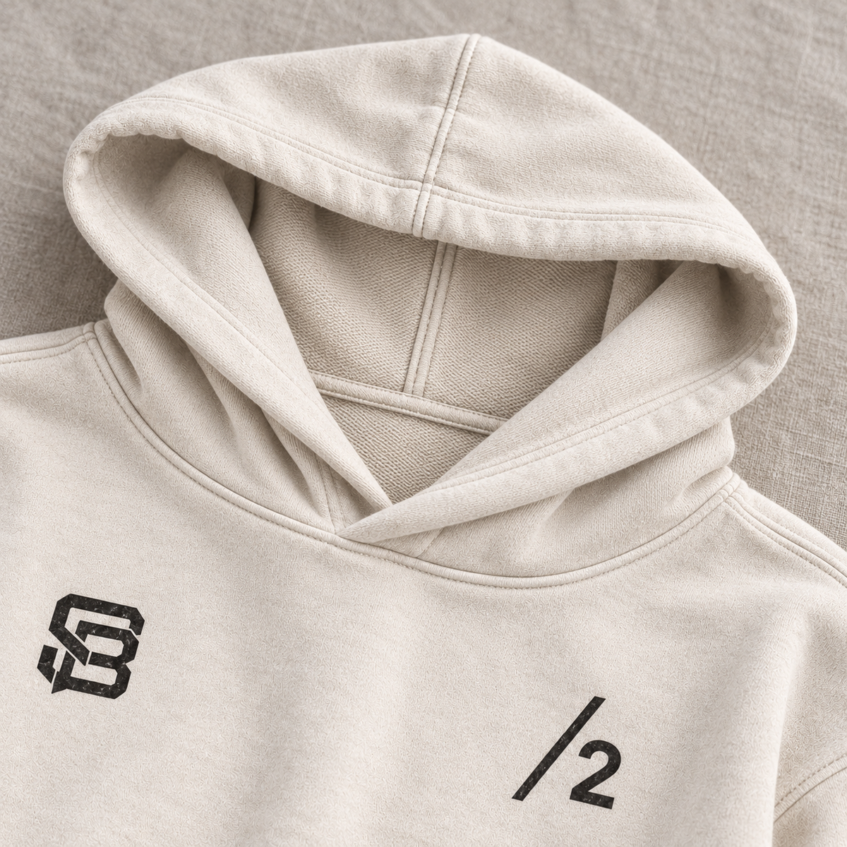 HOLD THE LINE — Washed Oversized Hoodie