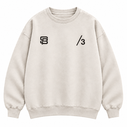 LEFT TO LEAD — Washed Oversized Crewneck