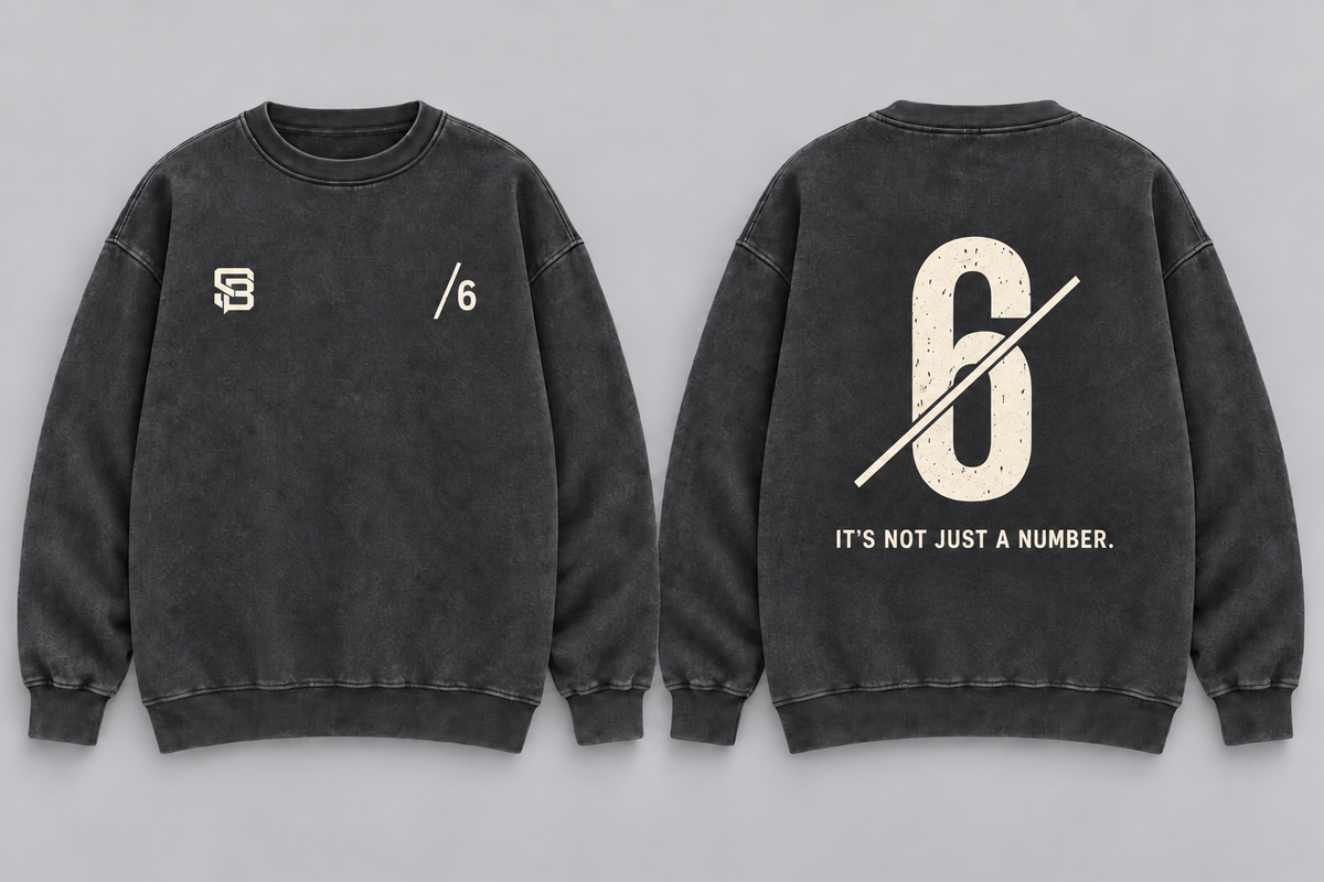 THE ANCHOR — Washed Oversized Crewneck