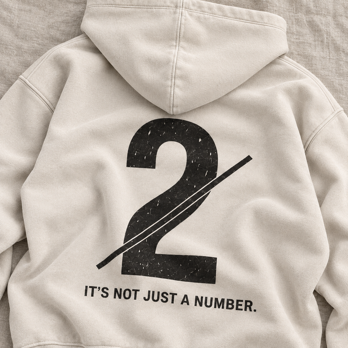 HOLD THE LINE — Washed Oversized Hoodie
