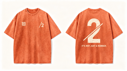 Not Just a Number #2 — Washed Oversized Tee