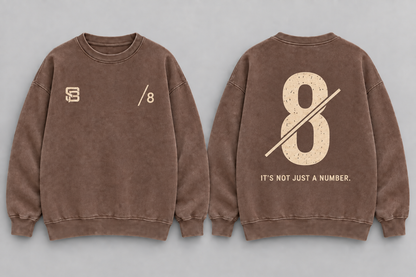 CONTROL THE GAME — Washed Oversized Crewneck