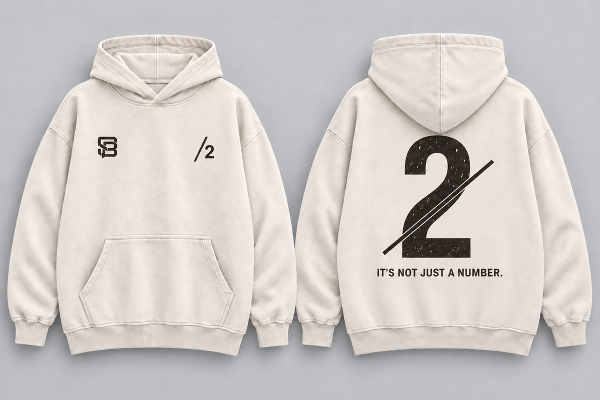 HOLD THE LINE — Washed Oversized Hoodie