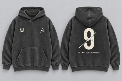 THE FINISHER — Washed Oversized Hoodie