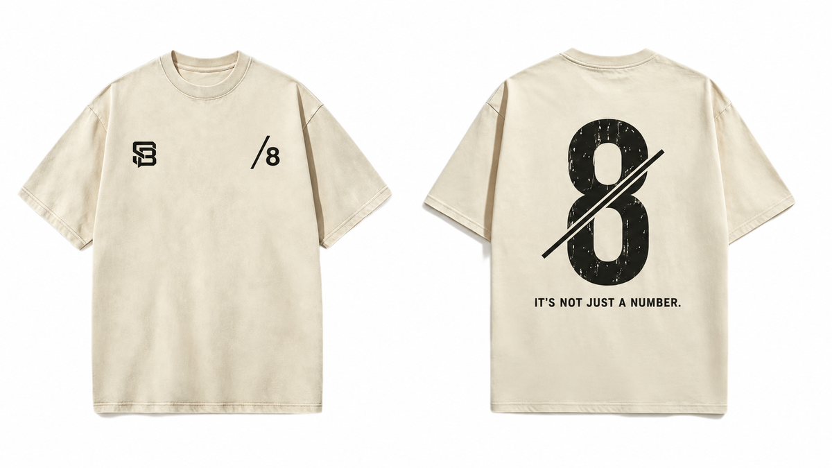 Not Just a Number #8 — Washed Oversized Tee