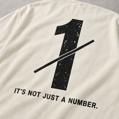 Not Just a Number #1 — Washed Oversized Tee