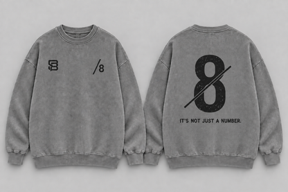 CONTROL THE GAME — Washed Oversized Crewneck