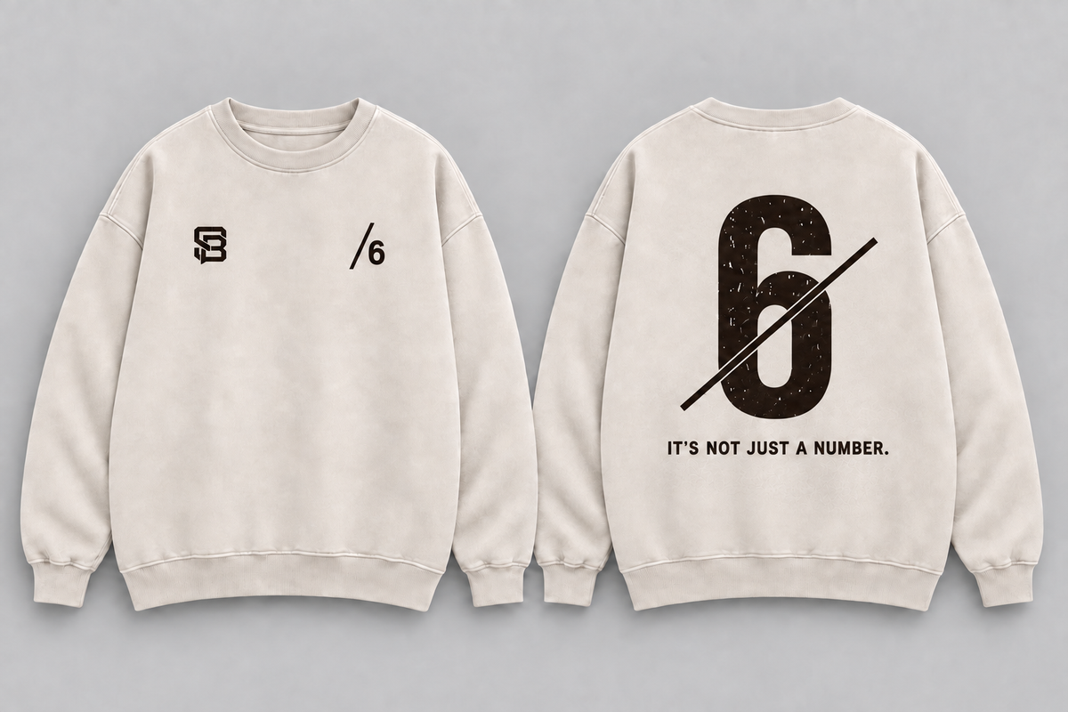 THE ANCHOR — Washed Oversized Crewneck