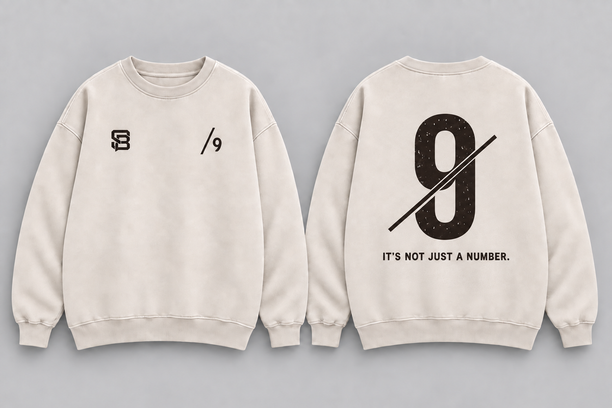 THE FINISHER — Washed Oversized Crewneck